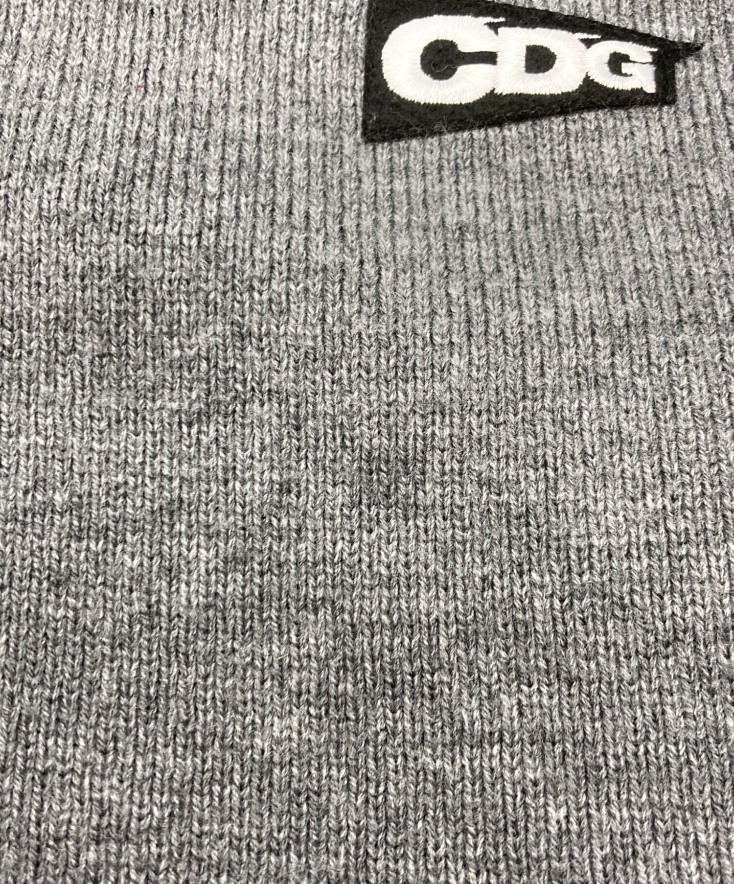 中古・古着通販】CDG (シーディージー) PATCH V-NECK SCHOOL CARDIGAN