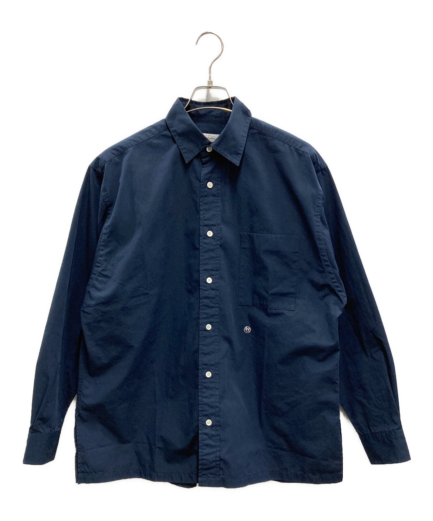中古・古着通販】nanamica (ナナミカ) Traditional Fit Shirt ネイビー