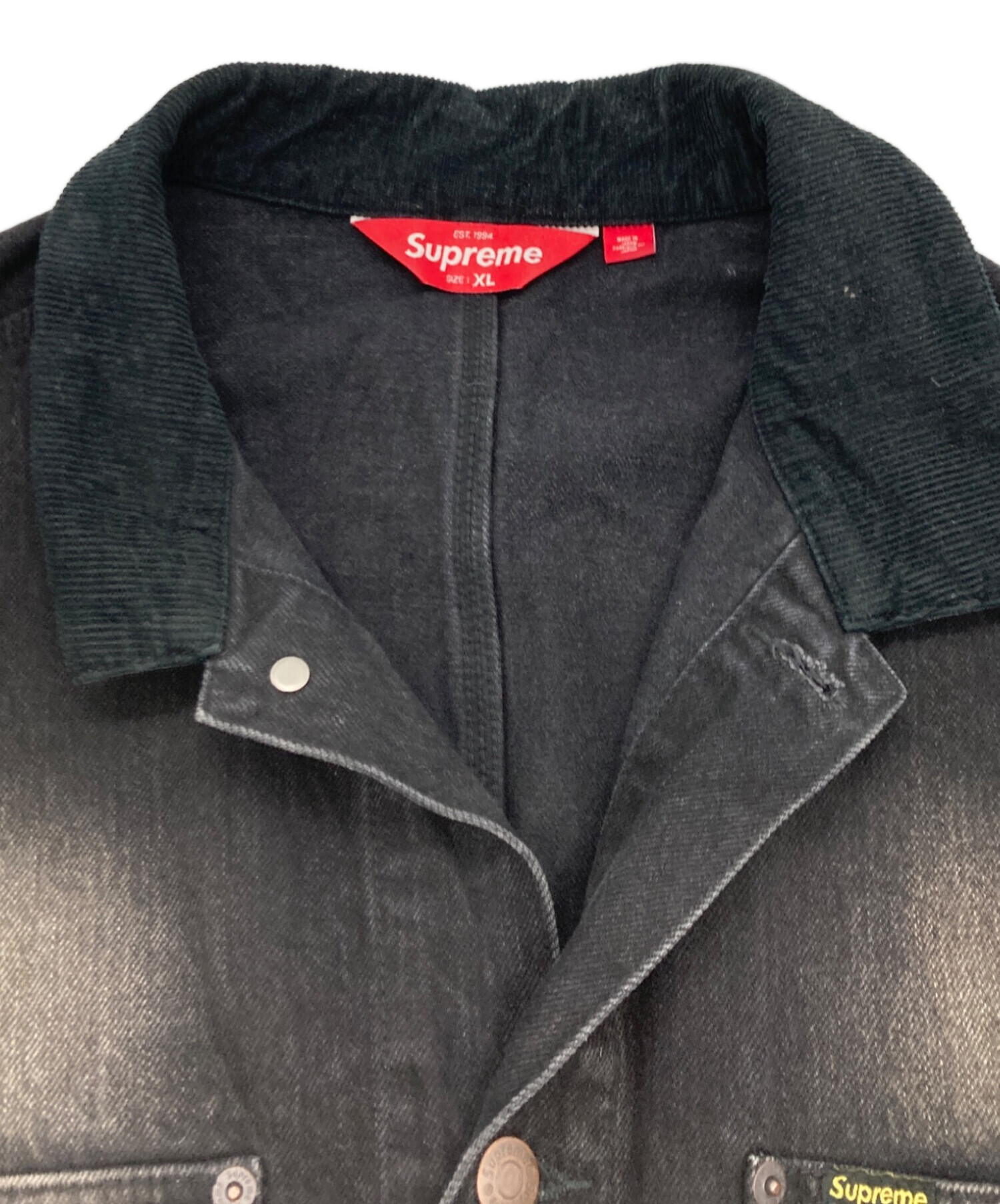 中古・古着通販】Supreme (シュプリーム) Distressed Selvedge Trucker