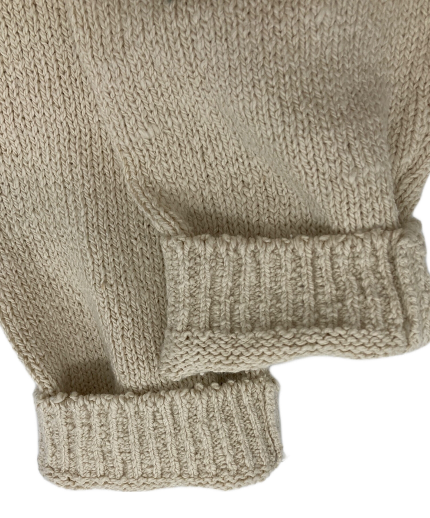 中古・古着通販】YOKE (ヨーク) Intarsia Cotton Sweater アイボリー