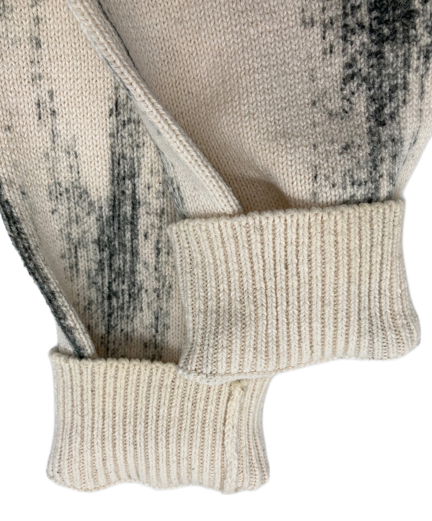 中古・古着通販】YOKE (ヨーク) Printed Cotton Cneck Sweater 