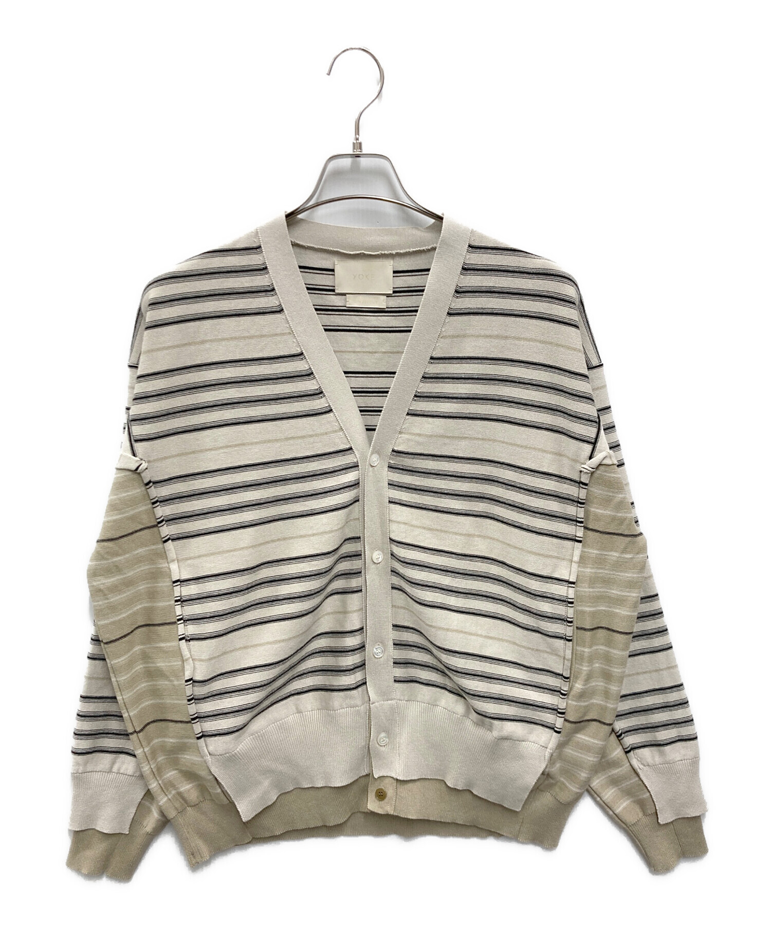 中古・古着通販】YOKE (ヨーク) BORDER CONNECTING CARDIGAN