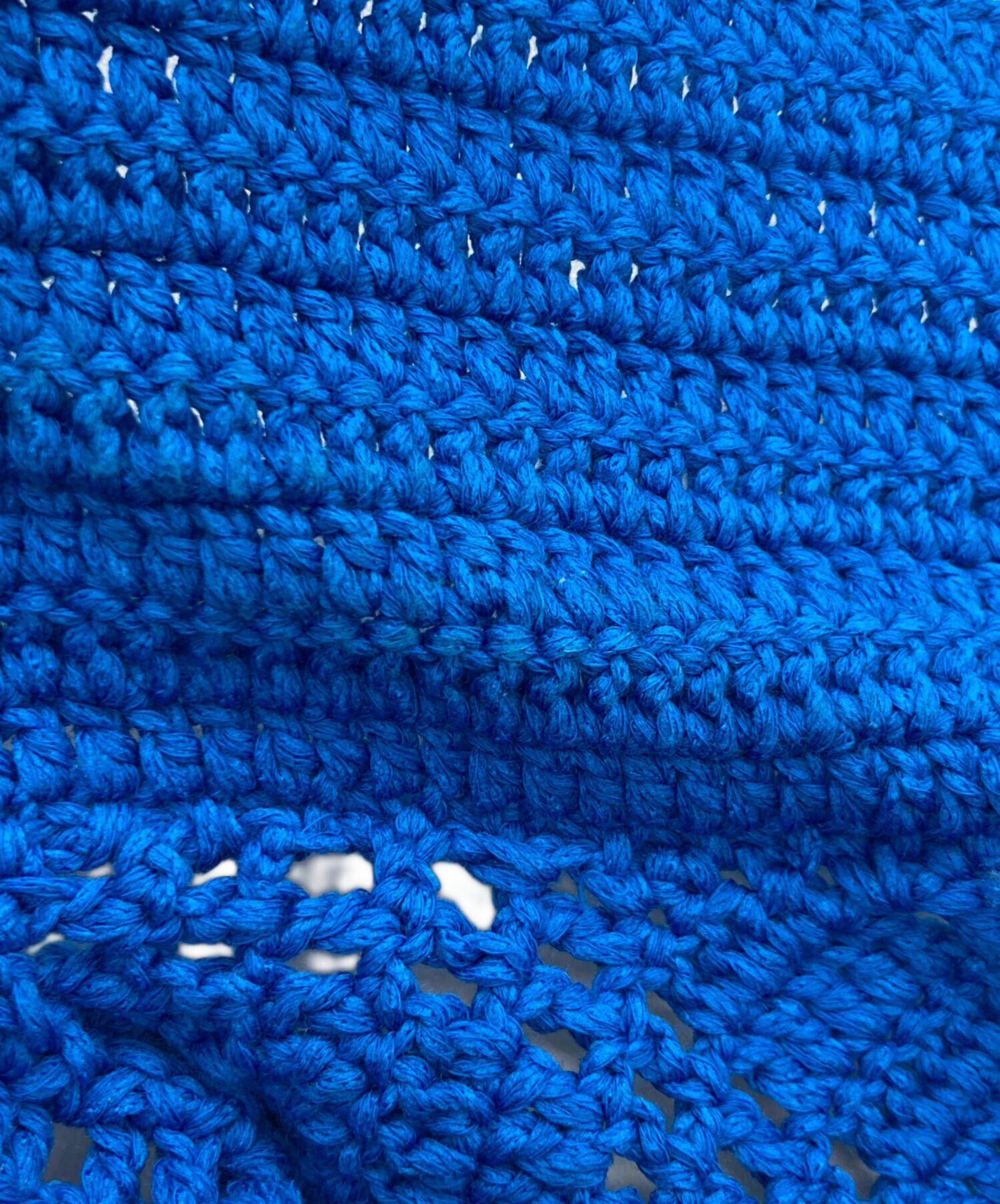 中古・古着通販】KAIKO (カイコー) CROCHET BLOUSON ブルー サイズ:1 