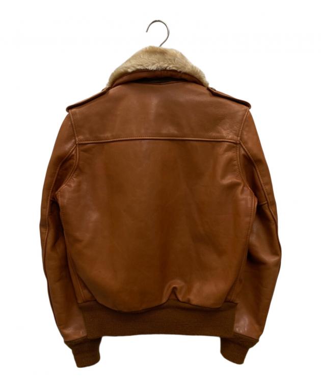 中古・古着通販】Schott (ショット) G-1 BOA LEATHER JACKET ブラウン