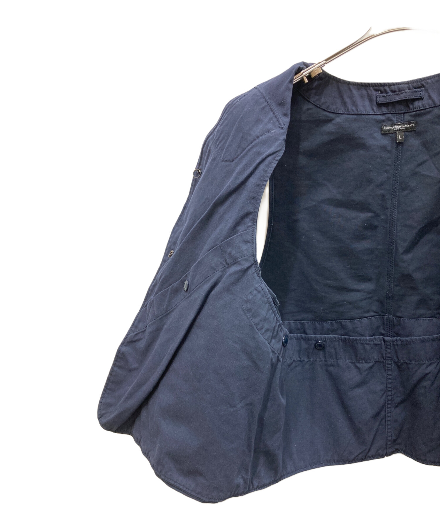 中古・古着通販 Engineered Garments エンジニアド ガーメンツ upland vest ネイビー サイズ L ブランド・古着通販 トレファク公式 TREFAC FASHION スマホサイト