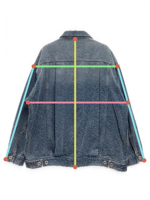 中古・古着通販】cygne (シーニュ) ファンシーデニムジャケット デニム