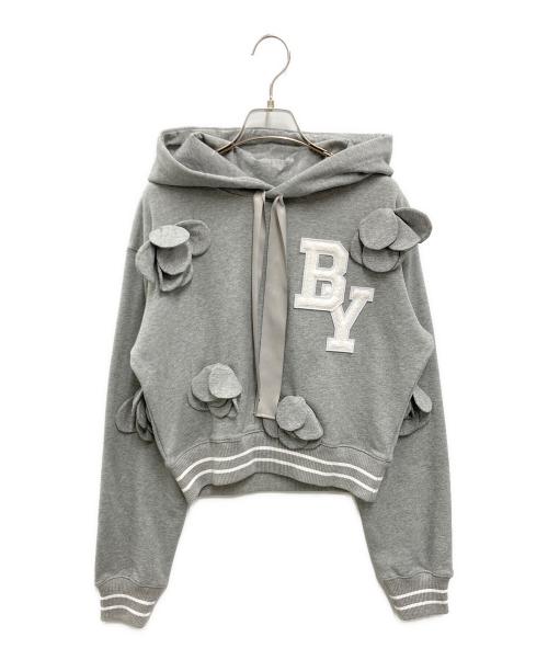 中古・古着通販】Bibiy. (ビビィ) BY. FLOWER SWEATSHIRT グレー