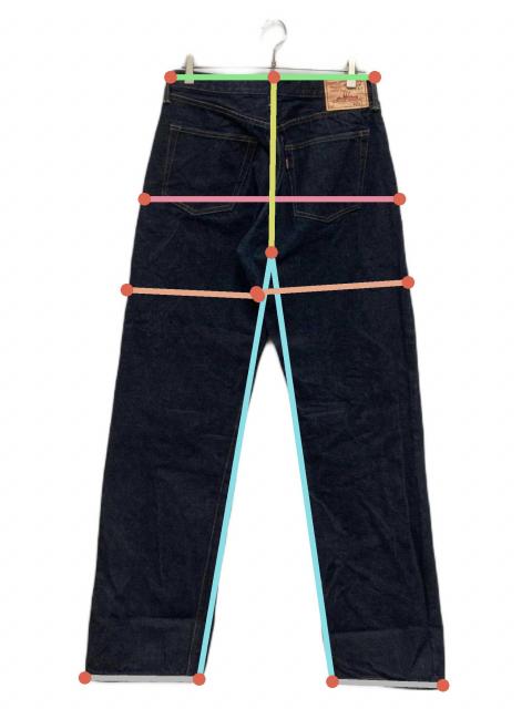 中古・古着通販】DENIME (ドゥニーム) 14.5oz セルビッチ デニムパンツ