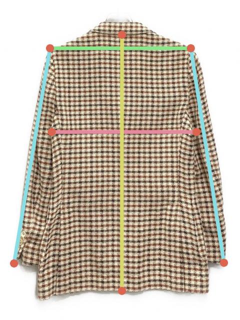 中古・古着通販】LARDINI (ラルディーニ) 3B チェックテーラード