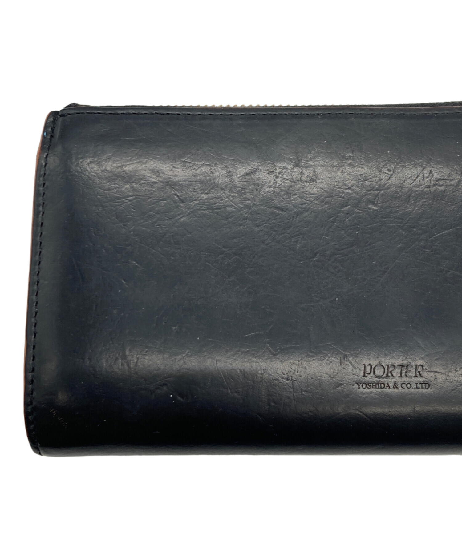 中古・古着通販】PORTER (ポーター) LONG WALLET ブラック｜ブランド