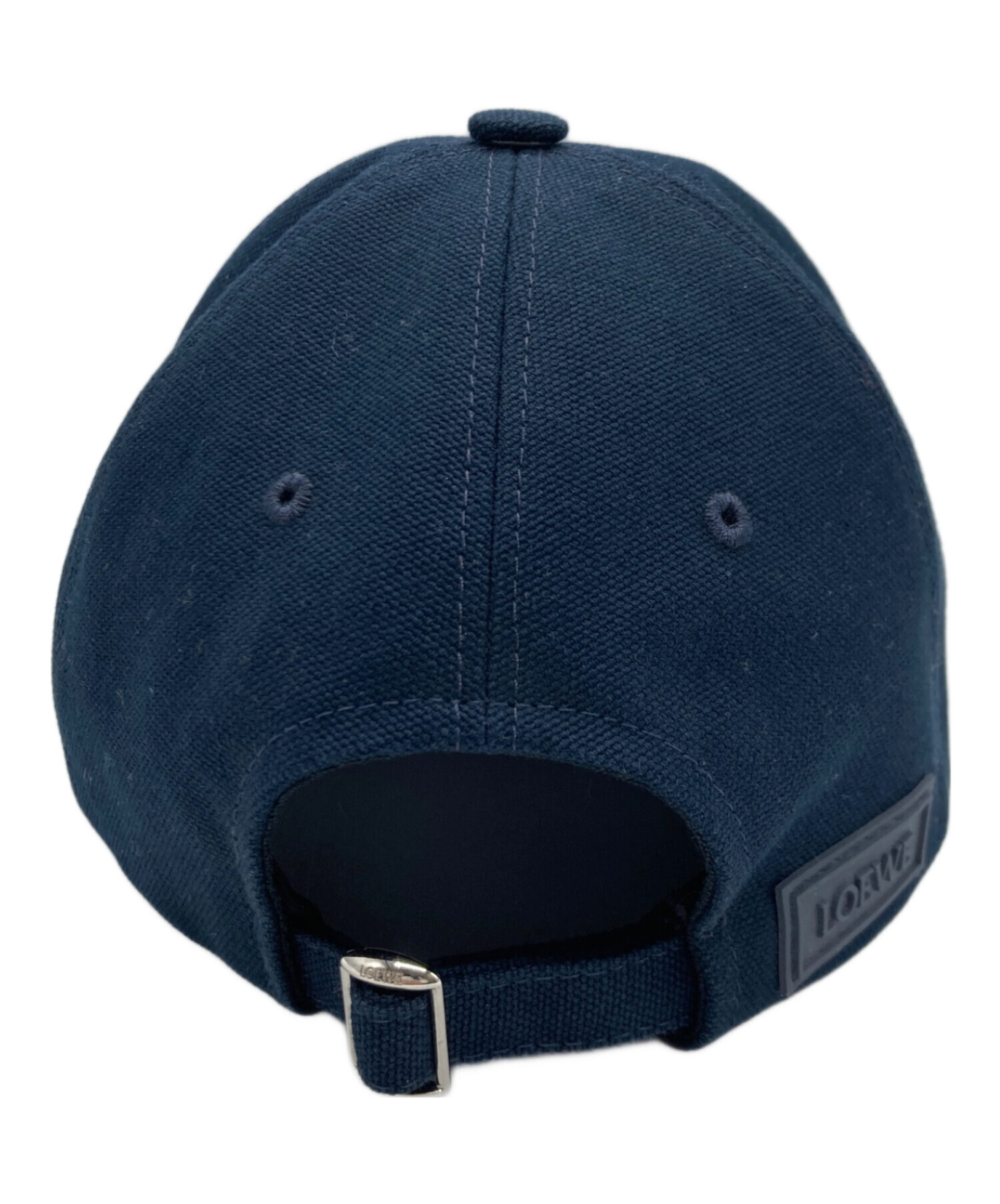 中古・古着通販】LOEWE (ロエベ) アナグラムパッチ キャップ ネイビー