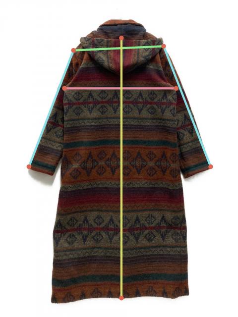 中古・古着通販】WOOLRICH (ウールリッチ) ネイティブ柄ロングコート