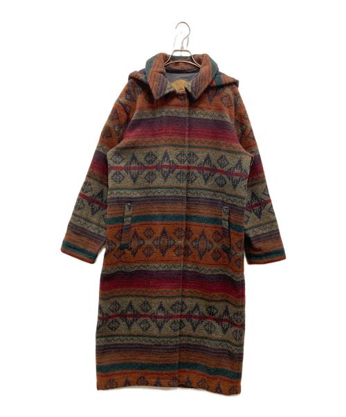 中古・古着通販】WOOLRICH (ウールリッチ) ネイティブ柄ロングコート