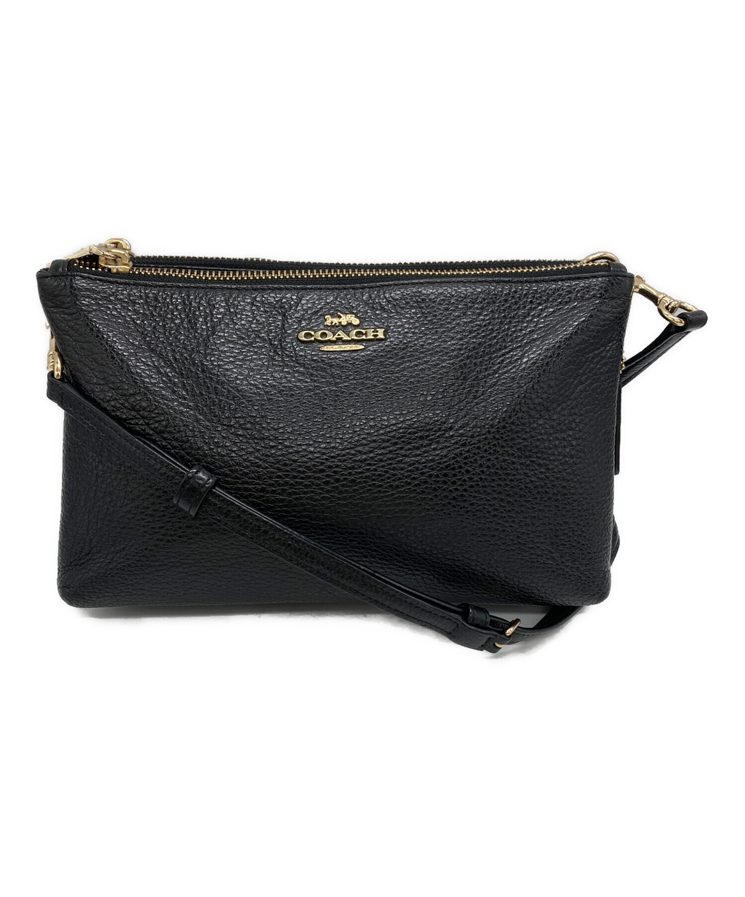 中古・古着通販】COACH (コーチ) ショルダーバッグ ブラック｜ブランド