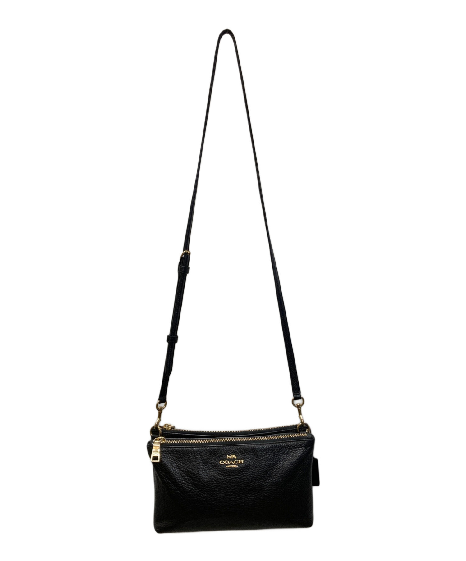 リユースのサカイ東金店　COACHIショルダーバッグ　TＪ15355 中古・古着通販】COACH (コーチ) ショルダーバッグ ブラック｜ブランド