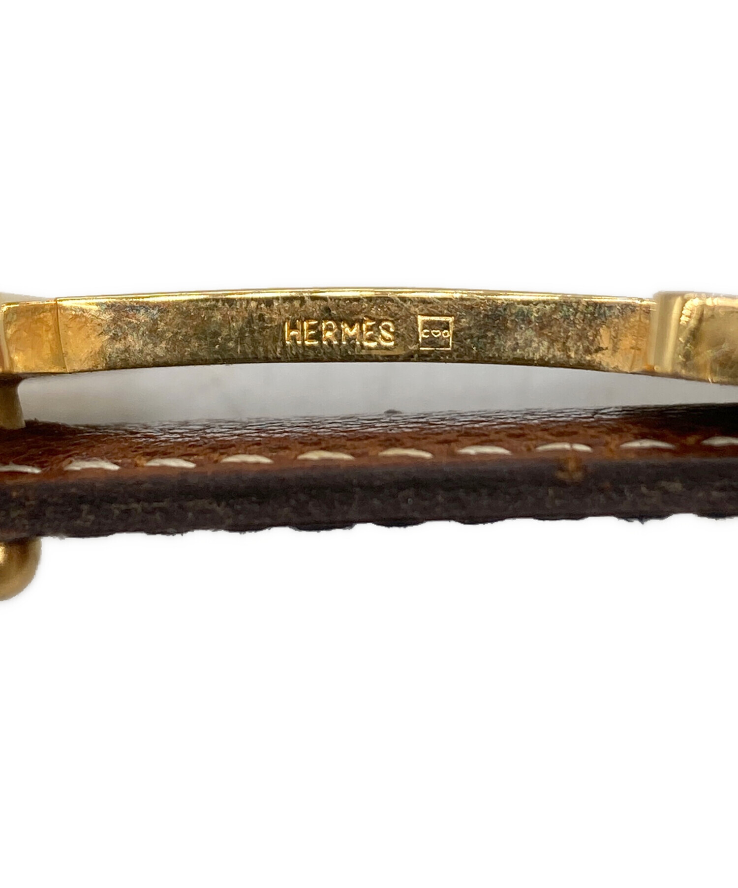 中古・古着通販】HERMES (エルメス) レザーベルト ブラック サイズ:70