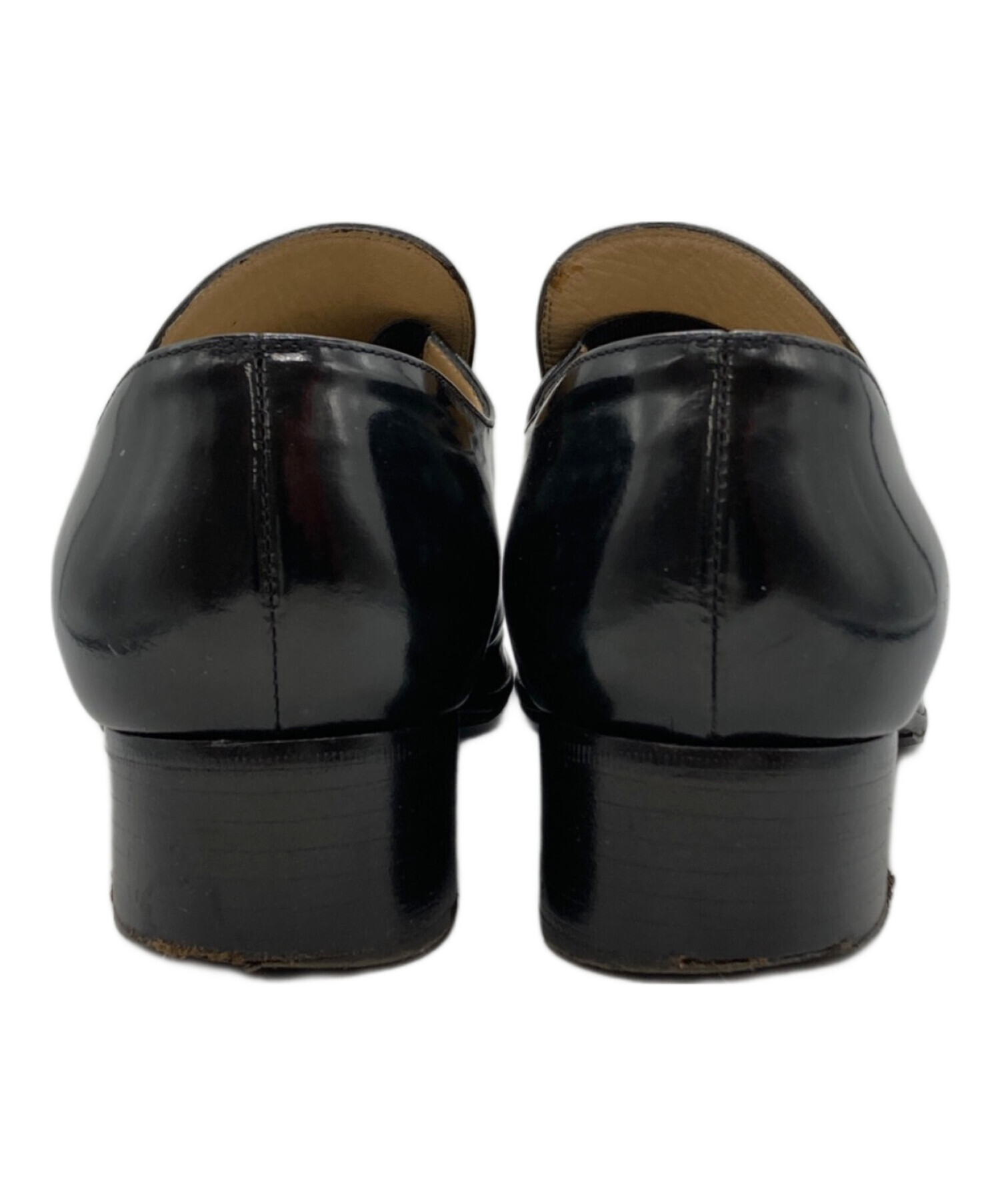 中古・古着通販】GUCCI (グッチ) ホースビットローファー ブラック 