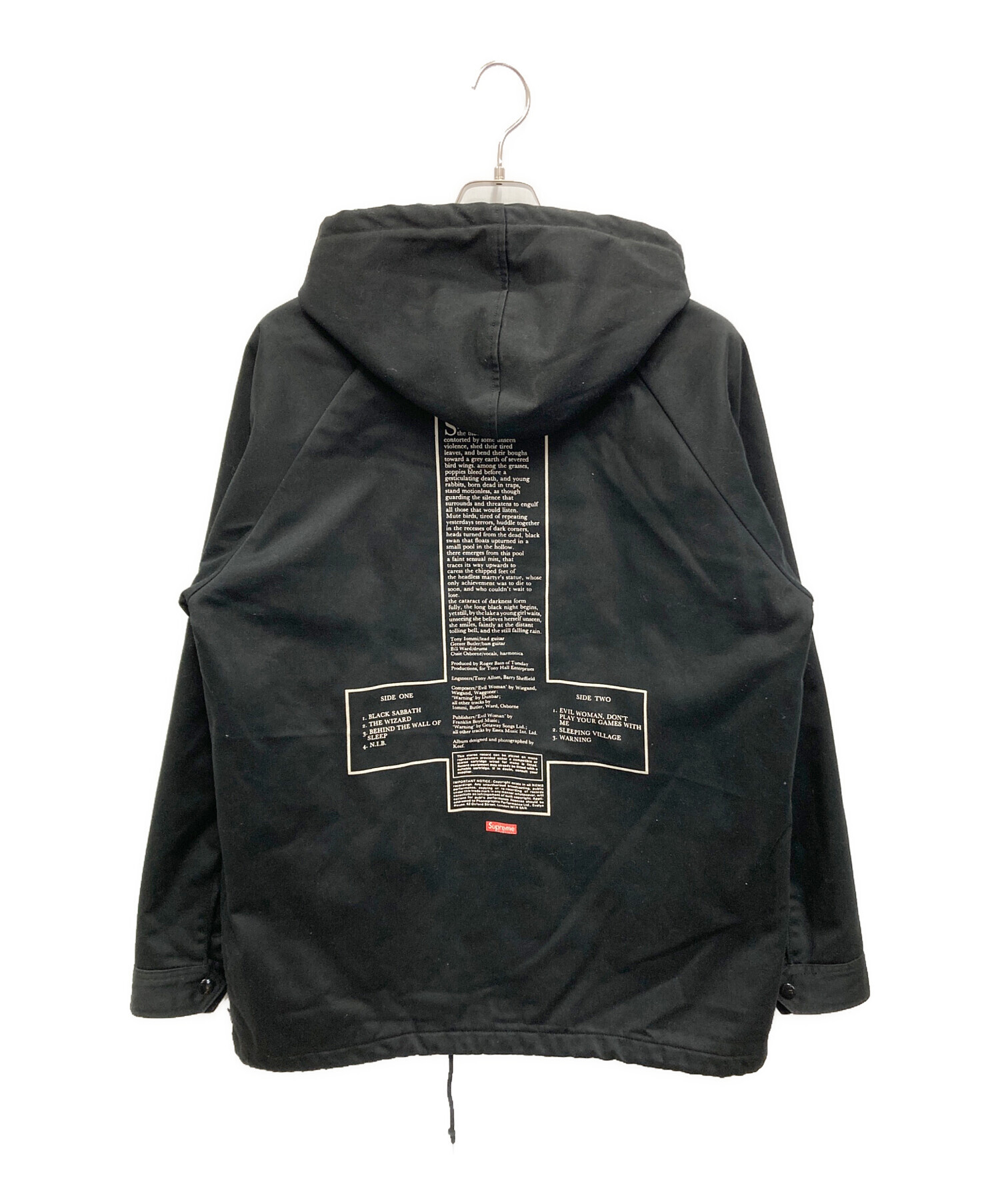 最安値 Supreme-Black Sabbath Hooded 中古・古着通販】Supreme (シュプリーム) Black Sabbath Hooded Parka