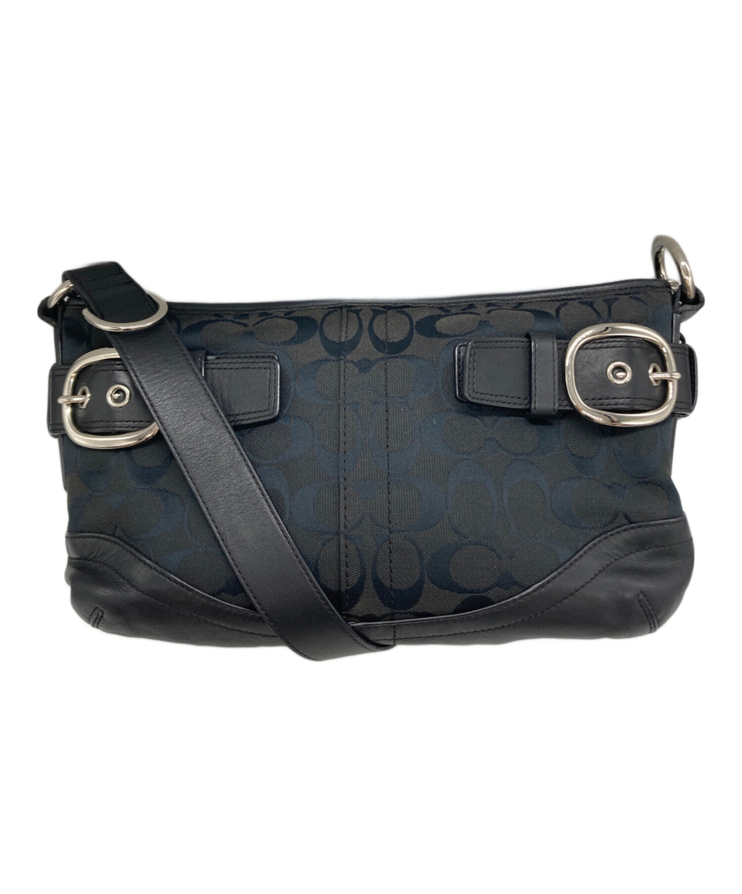 中古・古着通販】COACH (コーチ) ショルダーバッグ ブラック｜ブランド