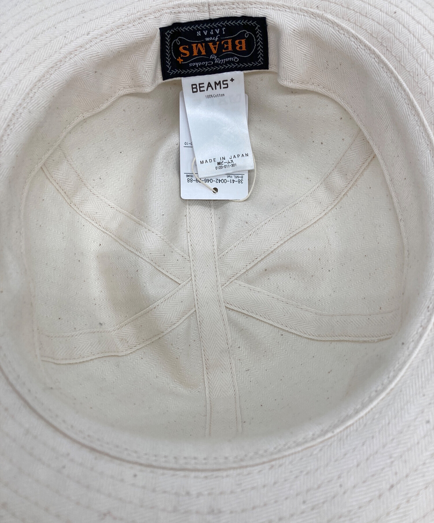 中古・古着通販】BEAMS PLUS (ビームスプラス) MIL Hat アイボリー 未 