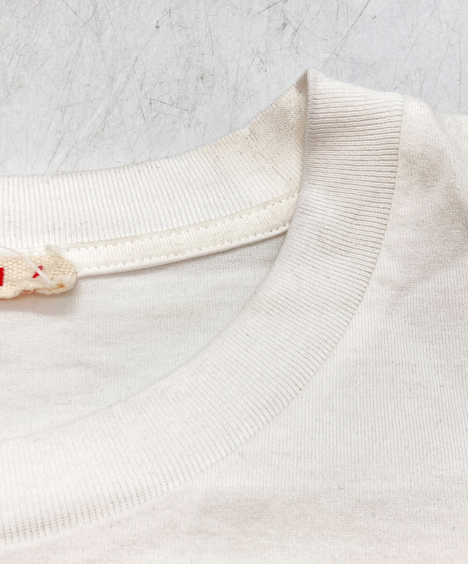 中古・古着通販】MARNI (マルニ) パッチワーク ロゴTシャツ ホワイト