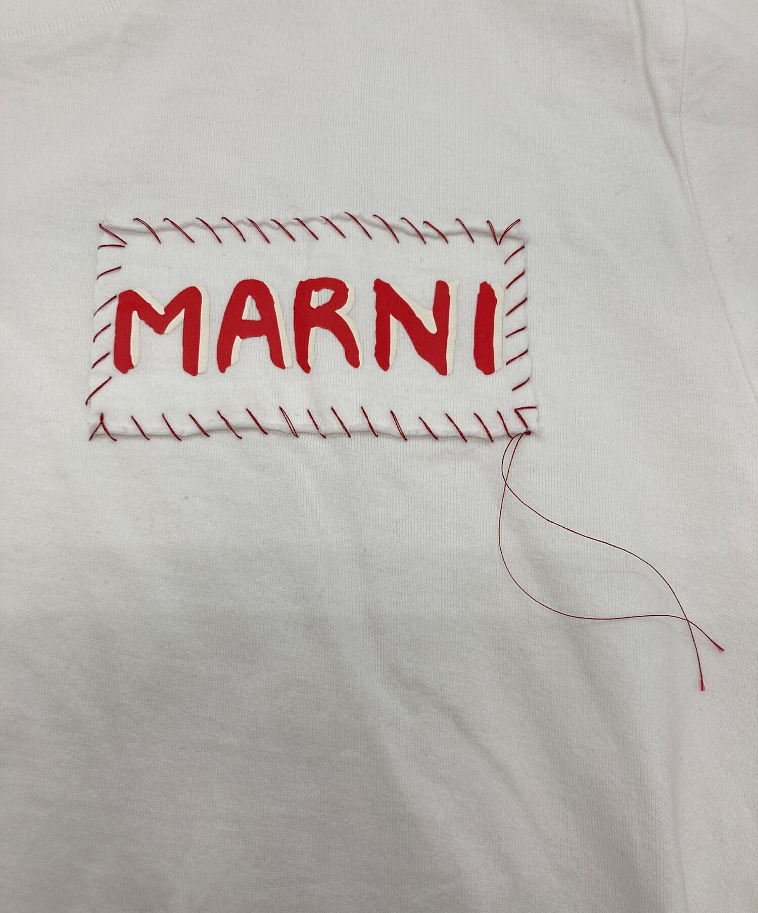 MARNI マルニ Tシャツ・カットソー M 白 【古着】【中古】【送料無料】 MARNI（マルニ）Tシャツ・カットソー 白 サイズ:XL メンズ