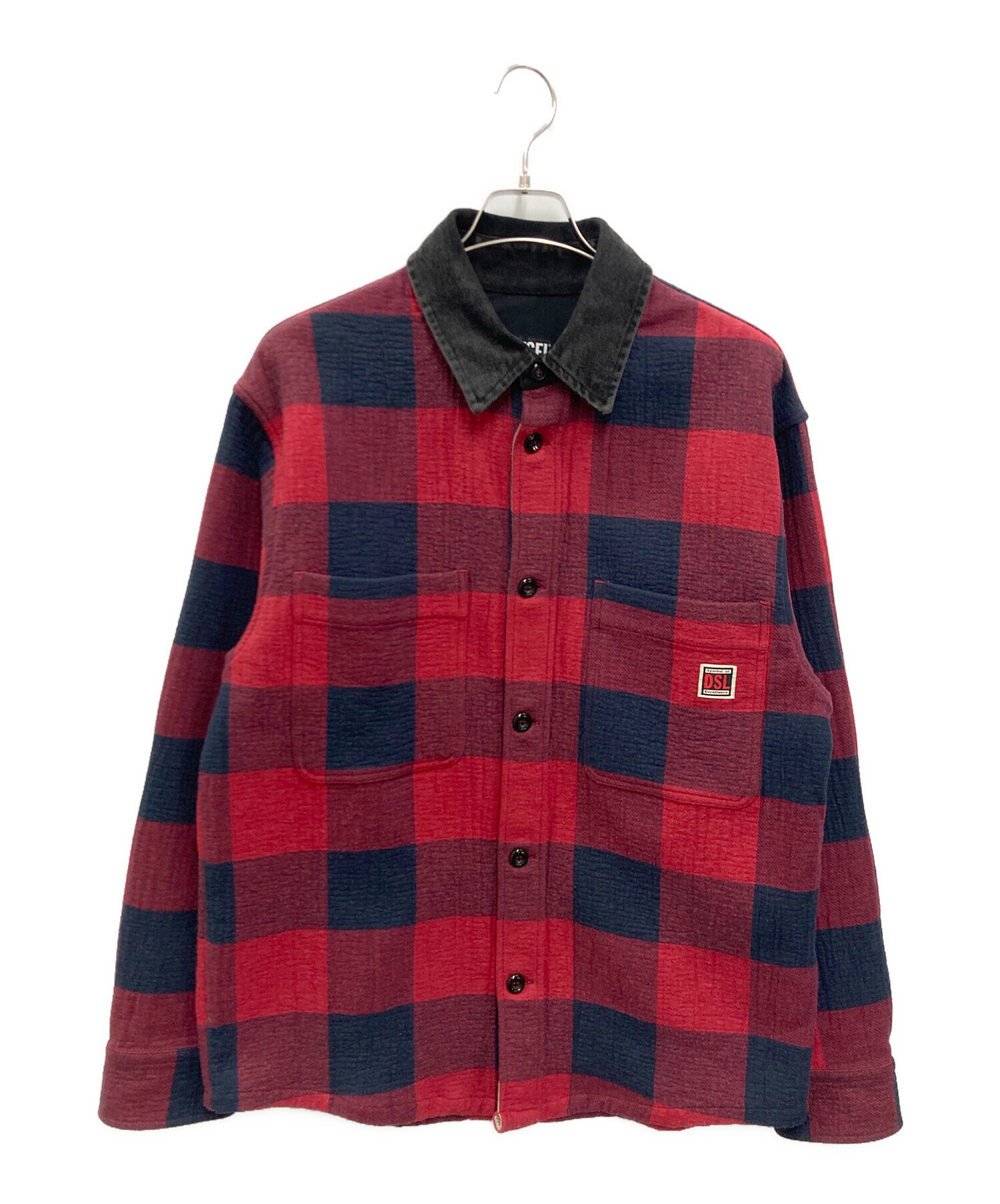 中古・古着通販】DIESEL (ディーゼル) チェックシャツジャケット 