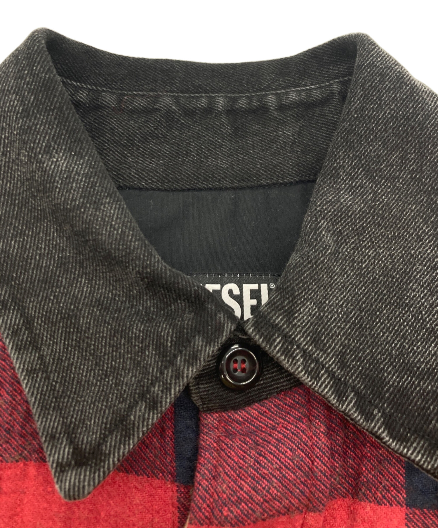 中古・古着通販】DIESEL (ディーゼル) チェックシャツジャケット 