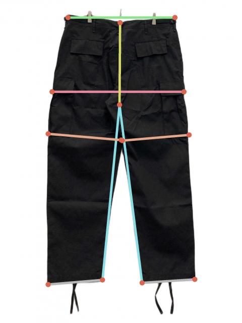 中古・古着通販】GS (ジーエス) 【古着】カーゴパンツ ブラック サイズ