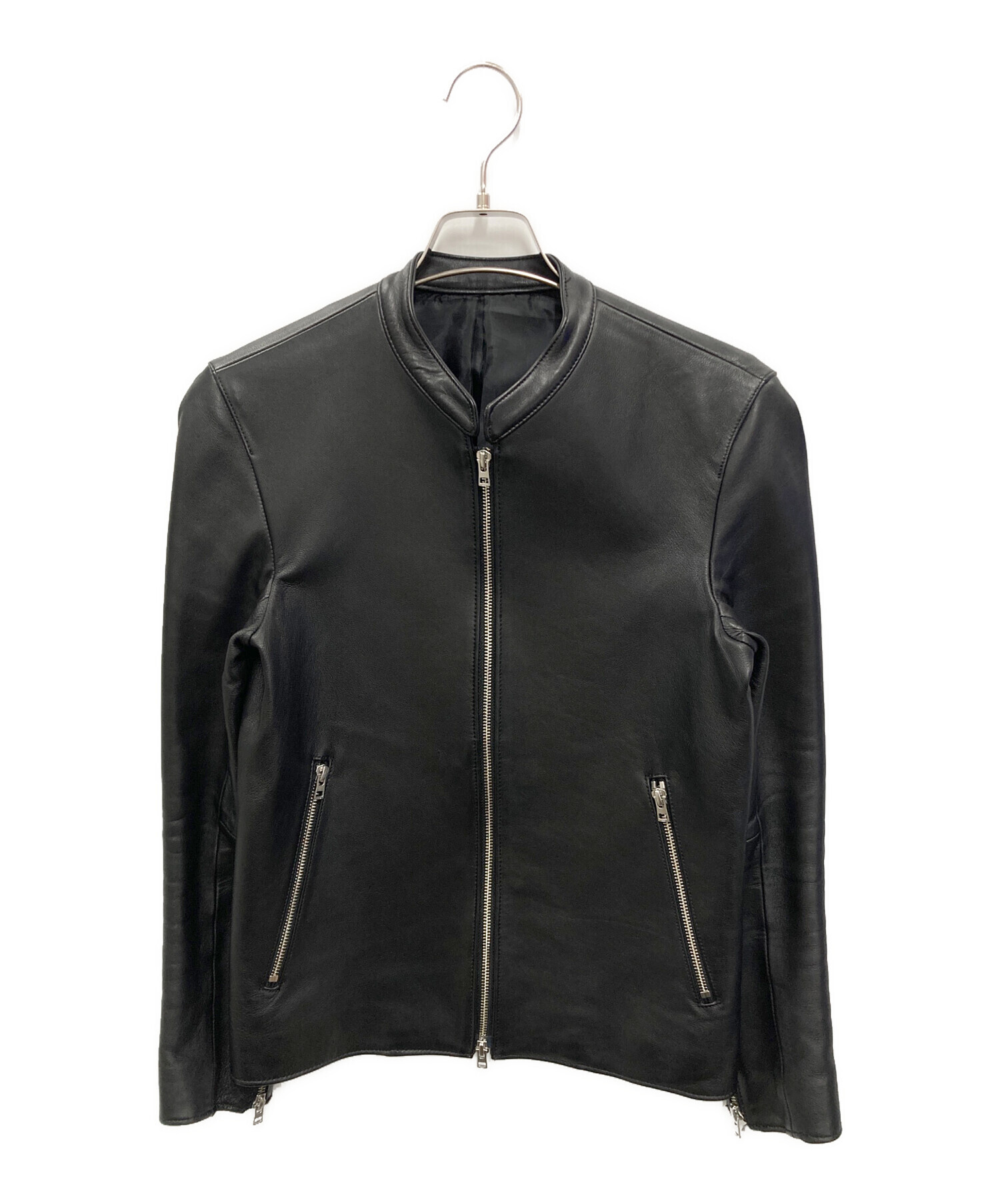 中古・古着通販】LIDnM (リドム) ラムレザーシングルライダース 