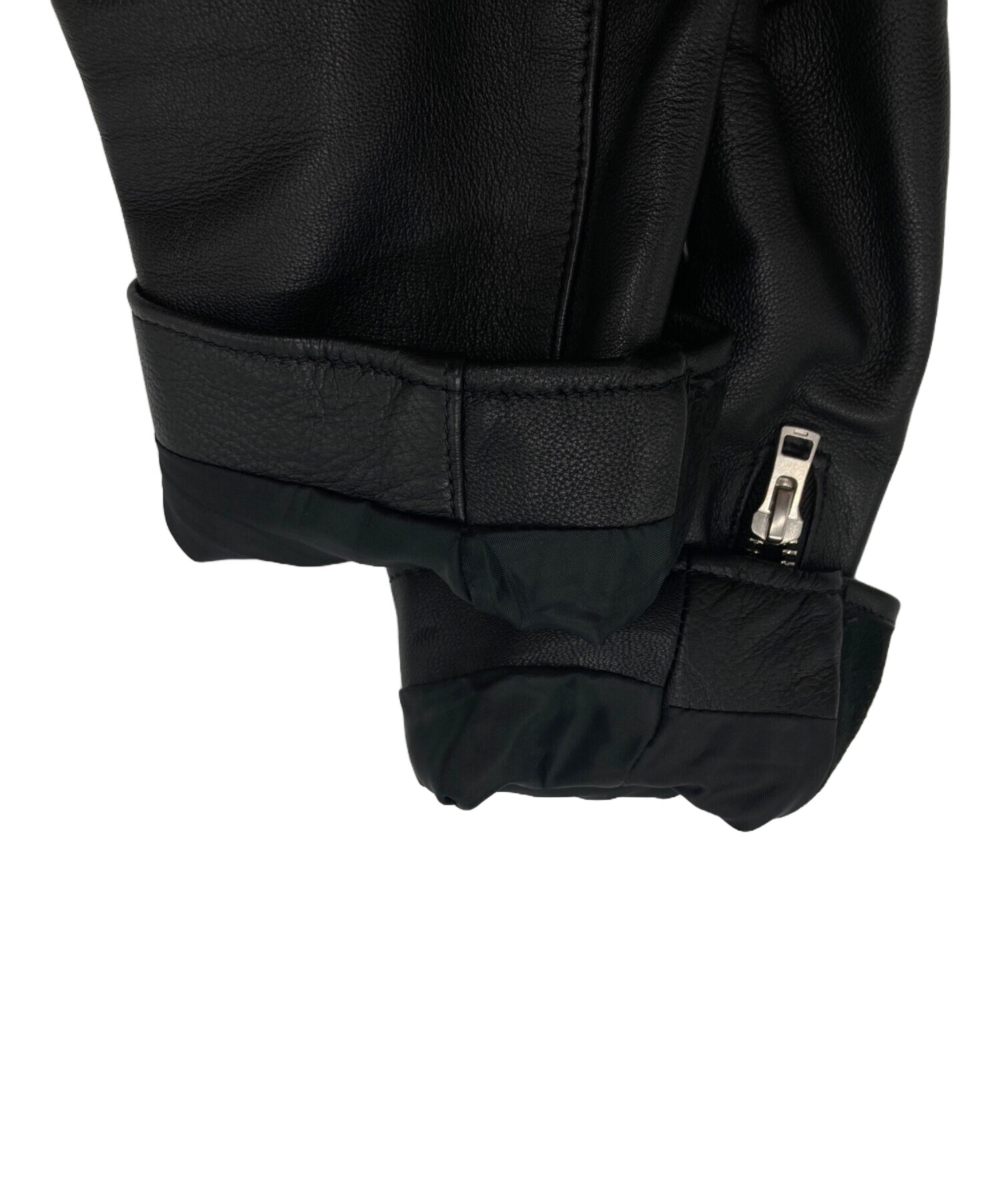 中古・古着通販】LIDnM (リドム) ラムレザーシングルライダース