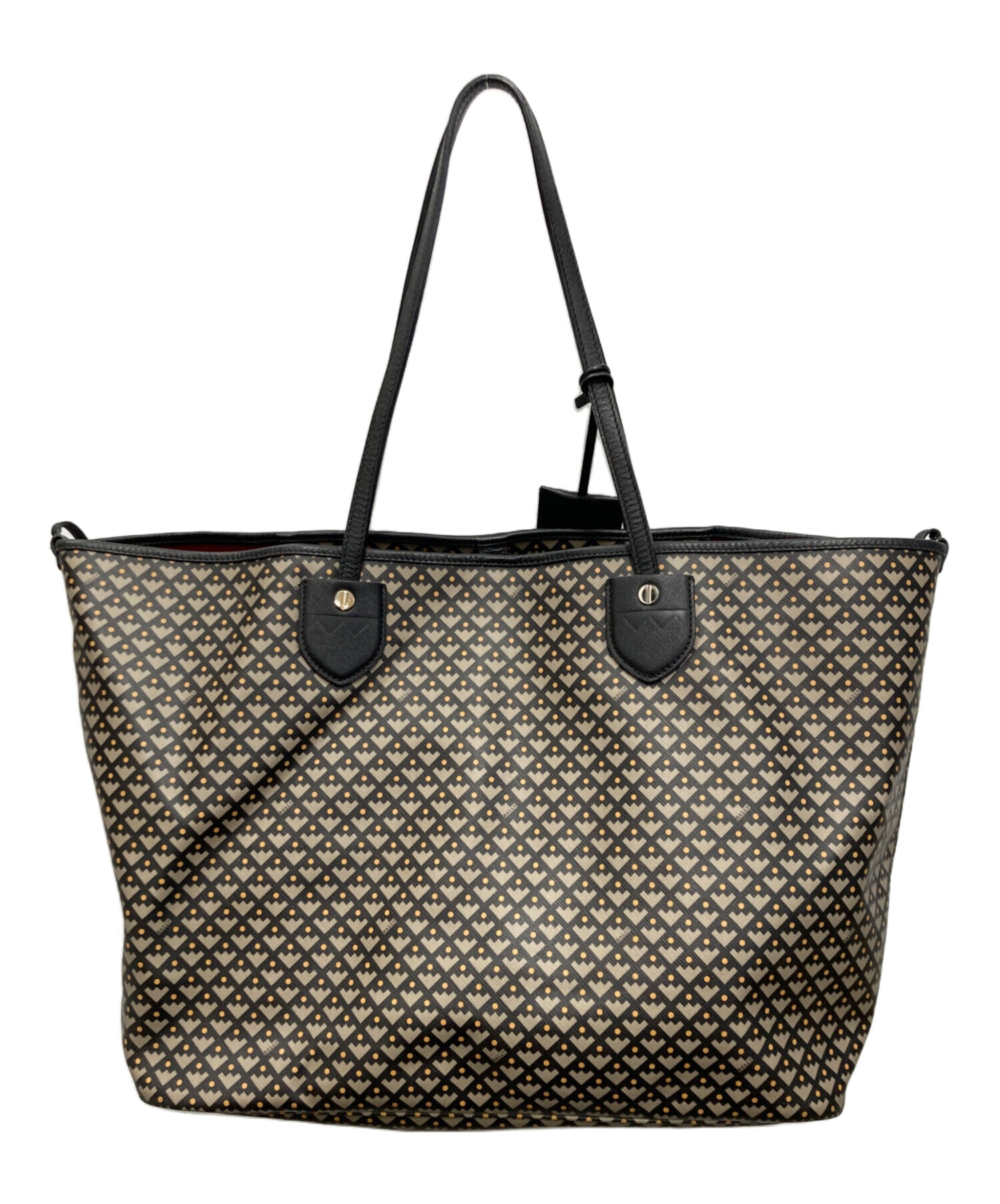 BALLY バリー クォーターブローグ 37 23.5 ブラック 未使用級 箱付 中古・古着通販】BALLY (バリー) 総柄トートバッグ ブラック｜ブランド