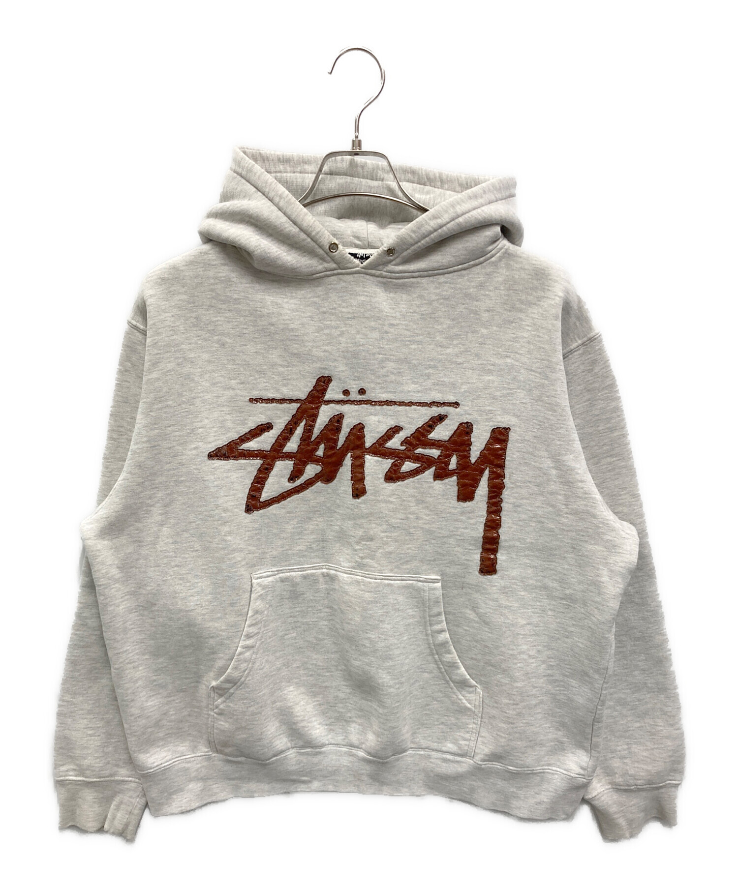 中古・古着通販】stussy (ステューシー) ロゴプルオーバーパーカー 