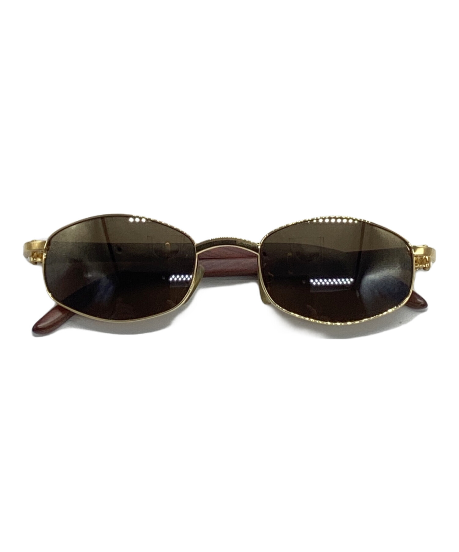 中古・古着通販】Cartier (カルティエ) ウッドテンプル サングラス