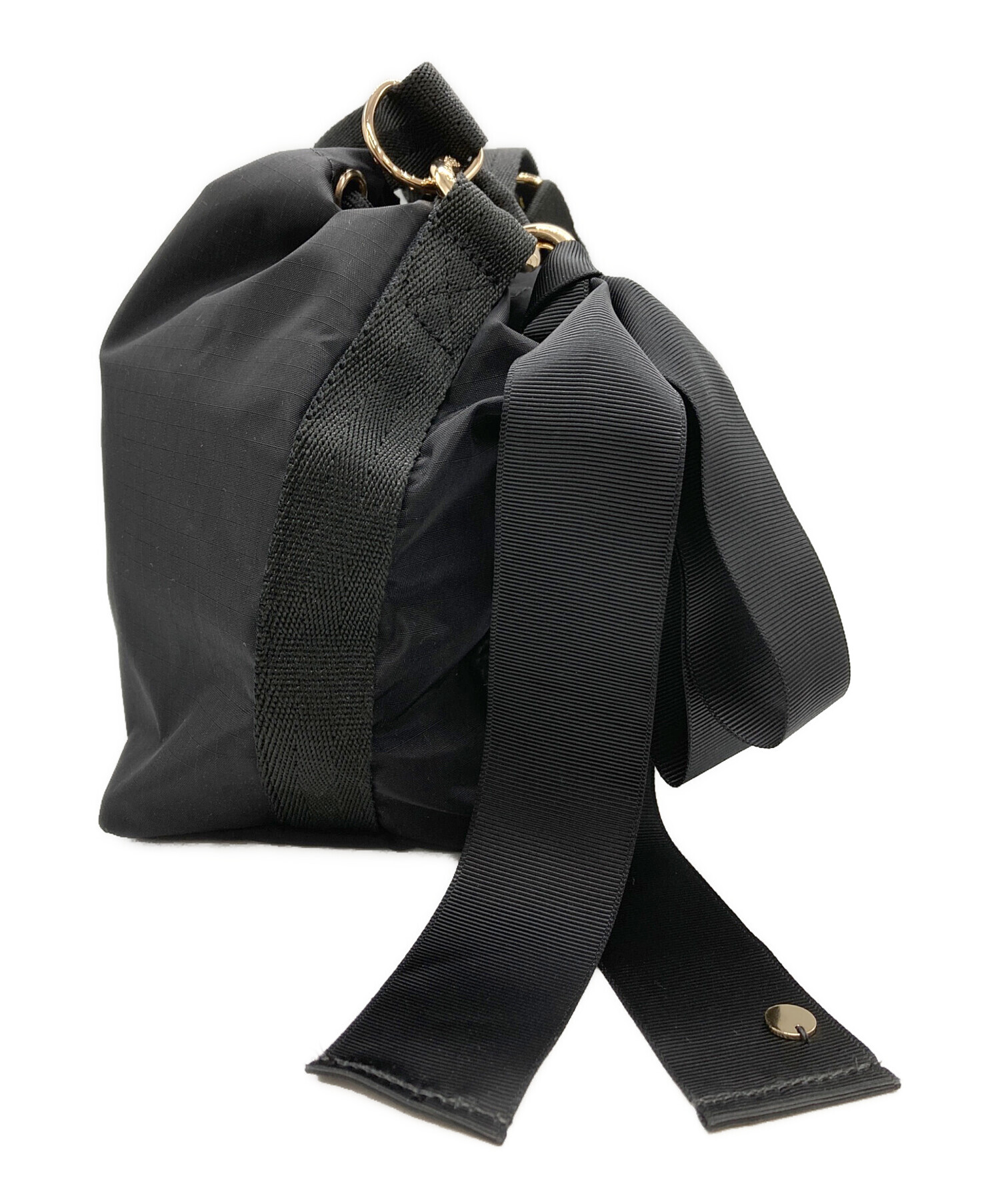 LeSportsac × LANVIN enコラボ★巾着バッグ★ショルダー ランバンオンブルー&レスポートサック ショルダーバッグ 巾着バッグ