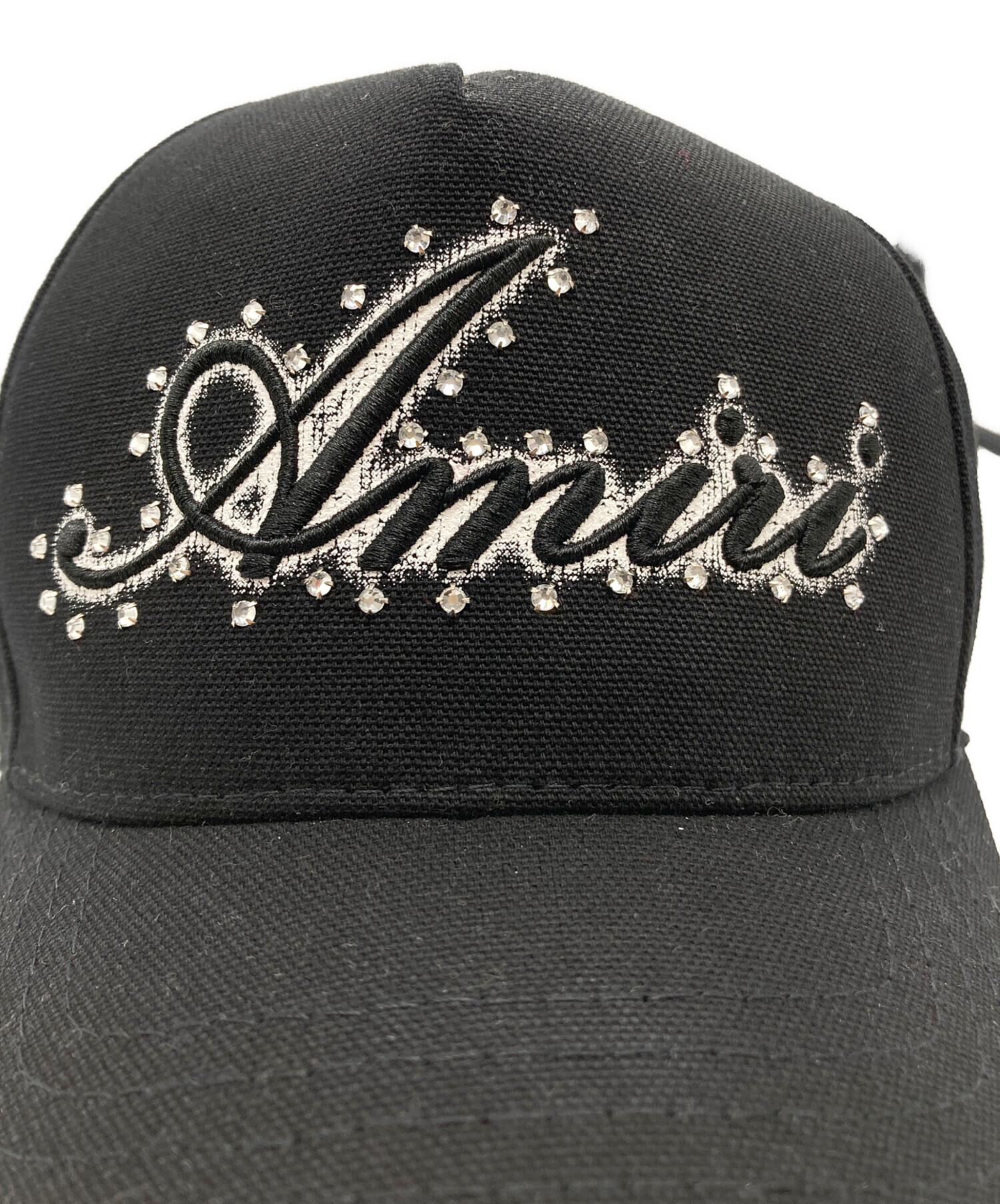 中古・古着通販】AMIRI (アミリ) CRYSTAL HAT ブラック｜ブランド 