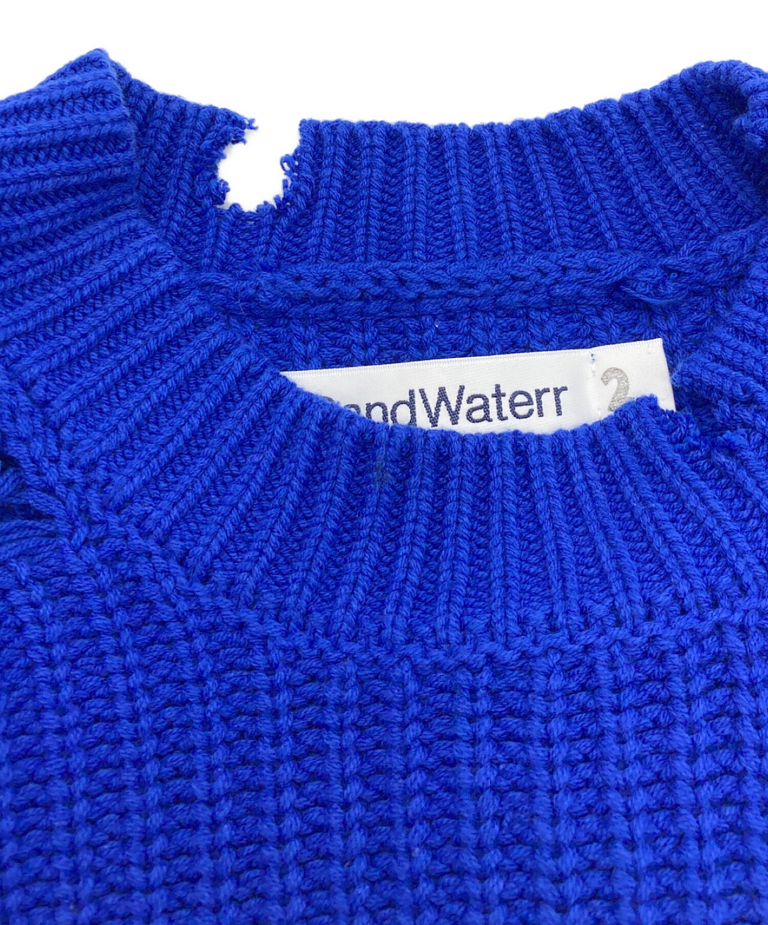 中古・古着通販】SANDWATERR (サンドウォーター) ORGANIZED CREW NECK 