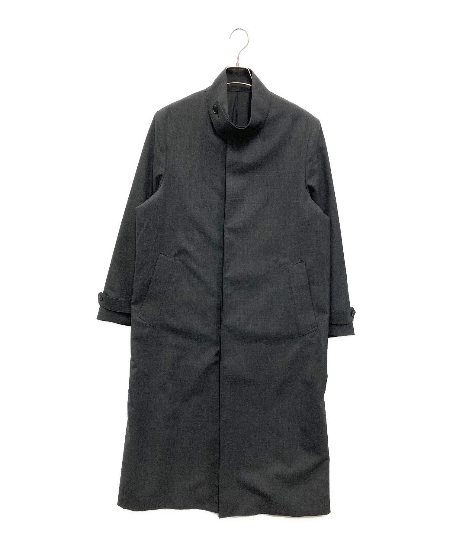 ジャケット・アウター LIDNM Stand Collar Structured Wool Coat 中古・古着通販】LIDnM (リドム) Stand Collar Structured Wool Coat