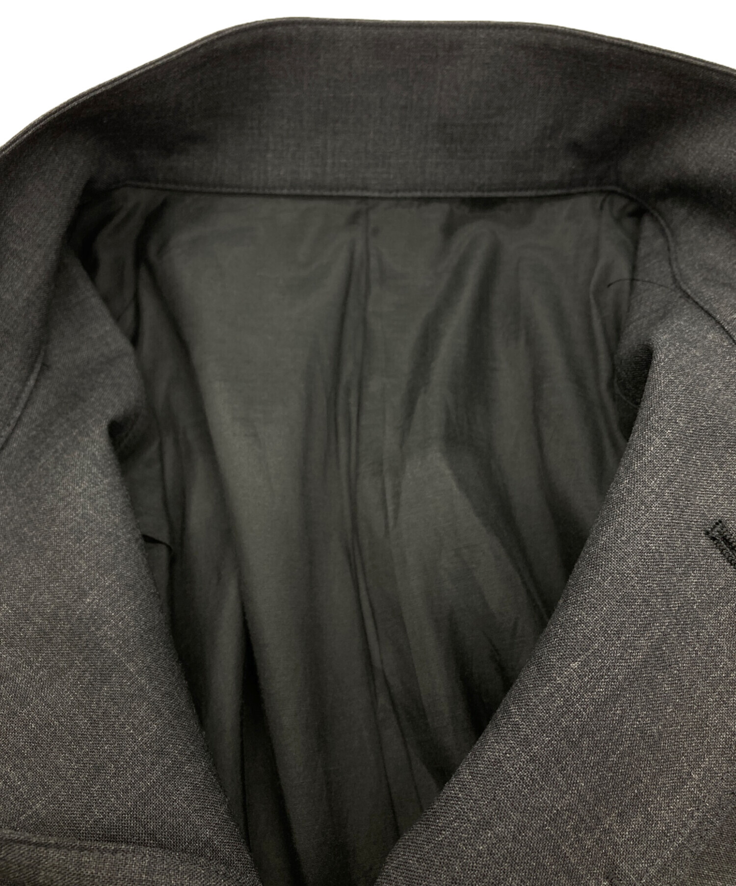 中古・古着通販】LIDnM (リドム) Stand Collar Structured Wool Coat