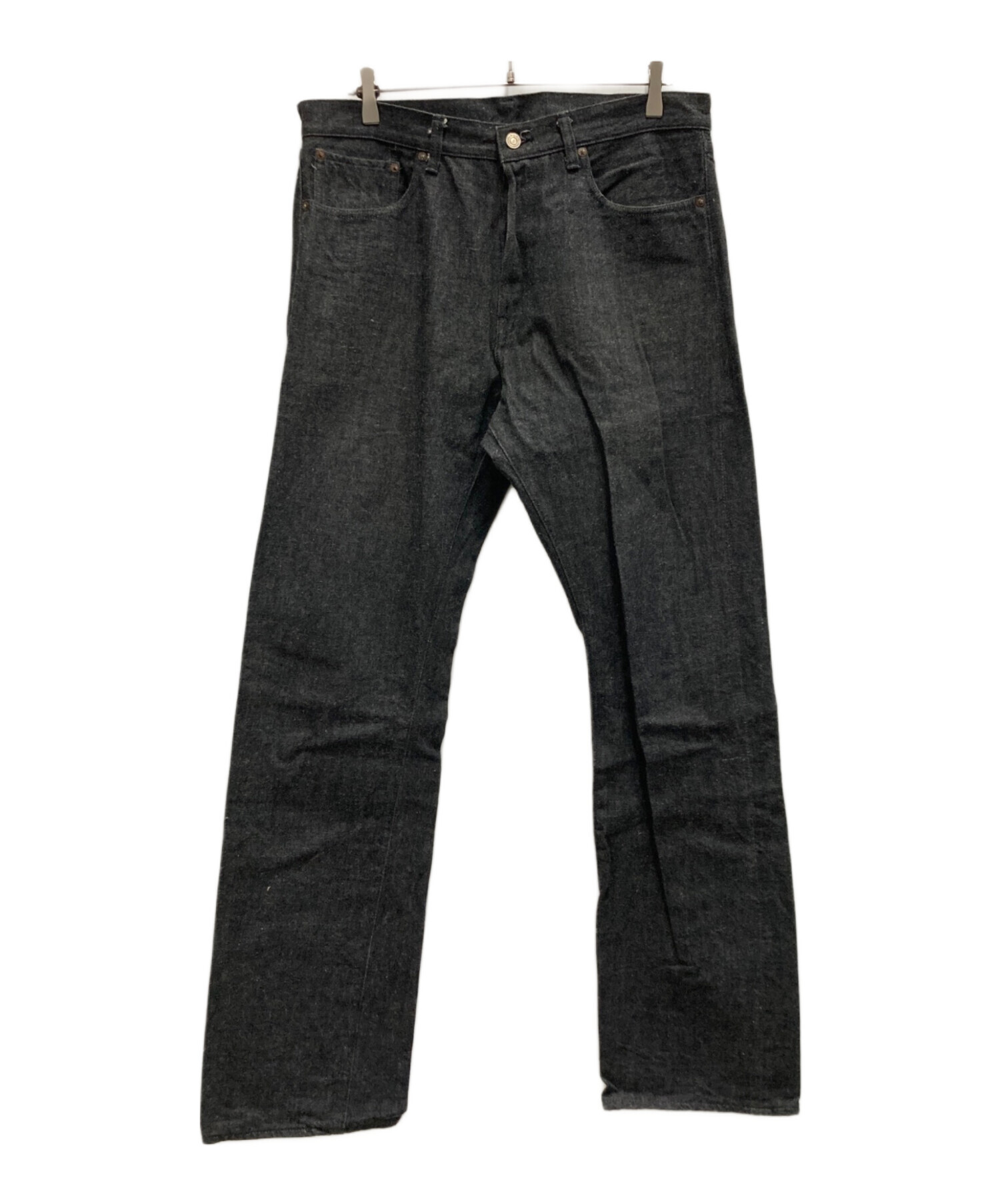 中古・古着通販】WAREHOUSE (ウエアハウス) デニムパンツ ブラック 