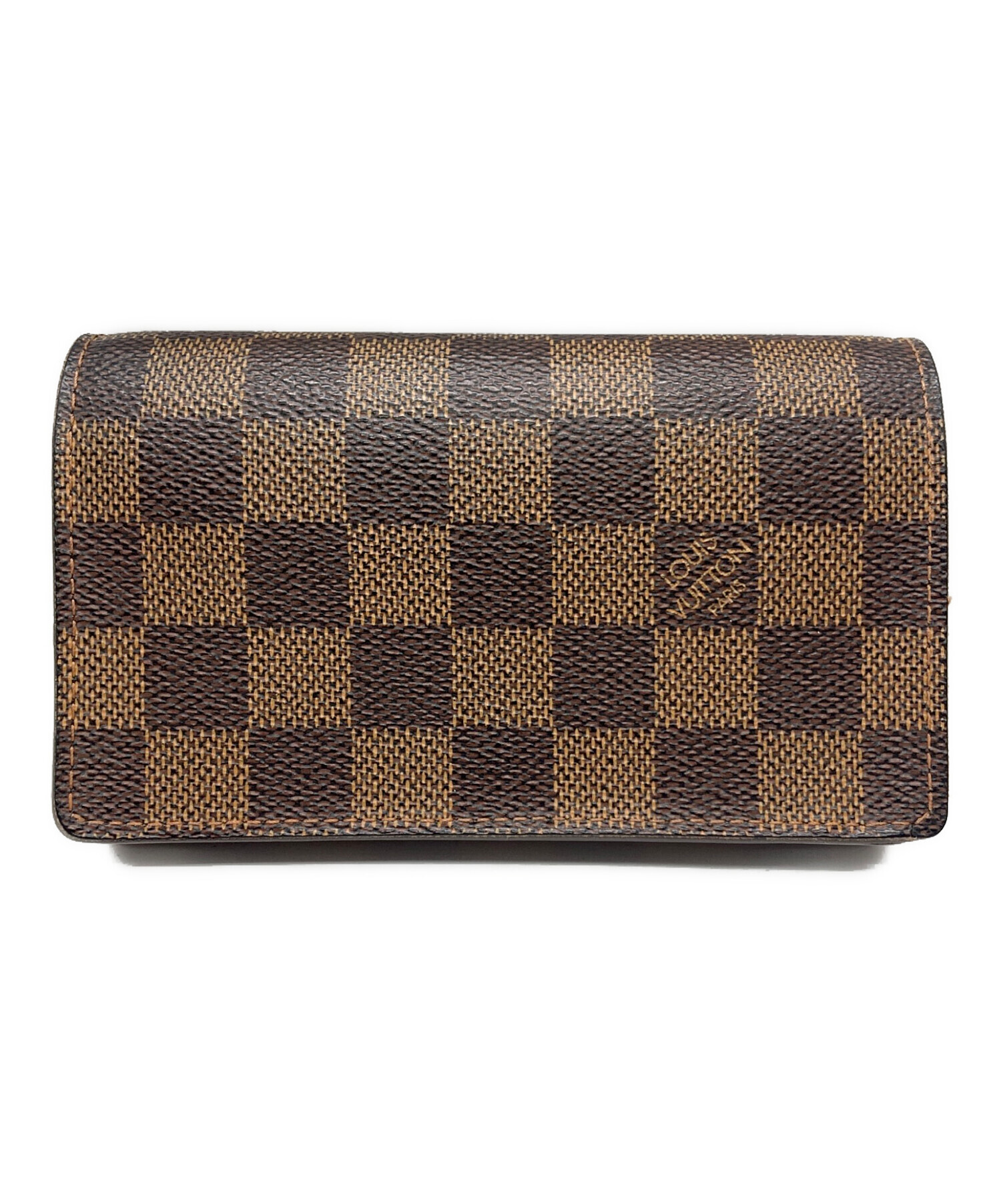 お値引なし、 ❌ルイヴィトン ダミエ 2つ折り財布 中古 中古・古着通販】LOUIS VUITTON (ルイ ヴィトン) 2つ折り財布 ブラウン