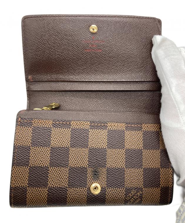 中古・古着通販】LOUIS VUITTON (ルイ ヴィトン) 2つ折り財布 ブラウン