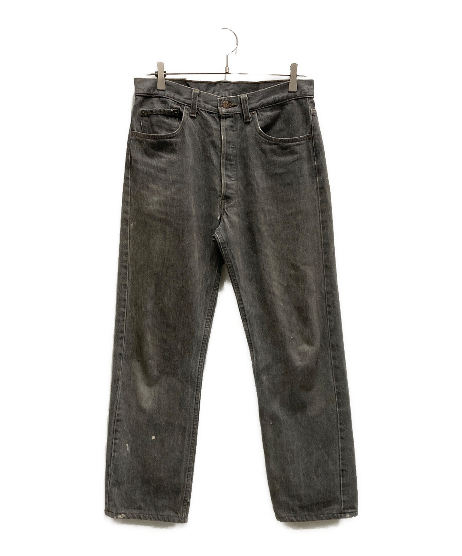 中古・古着通販】LEVI'S (リーバイス) 501 先染め ブラックデニム