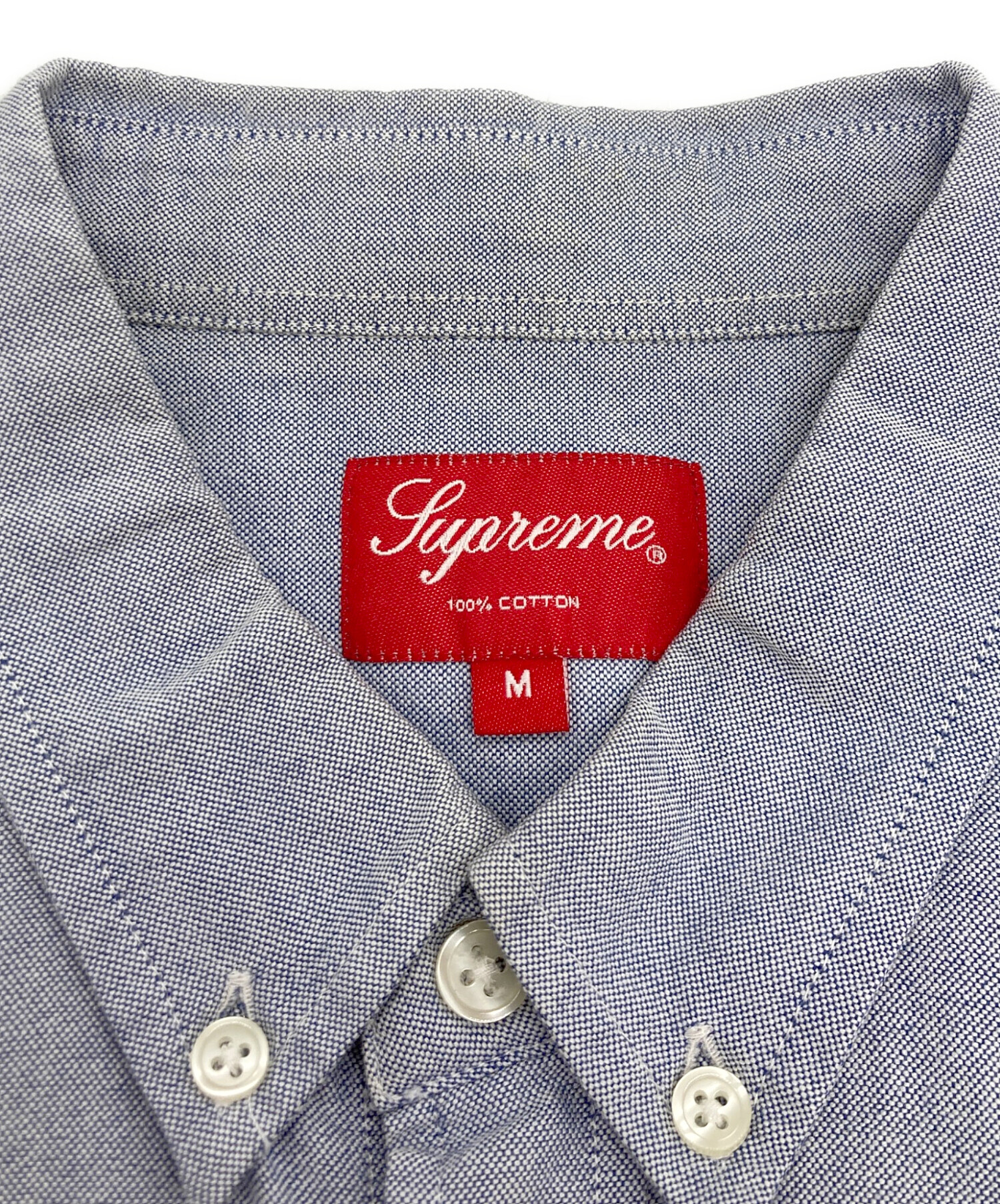 中古・古着通販】Supreme (シュプリーム) OXFORD SHIRT ブルー サイズ