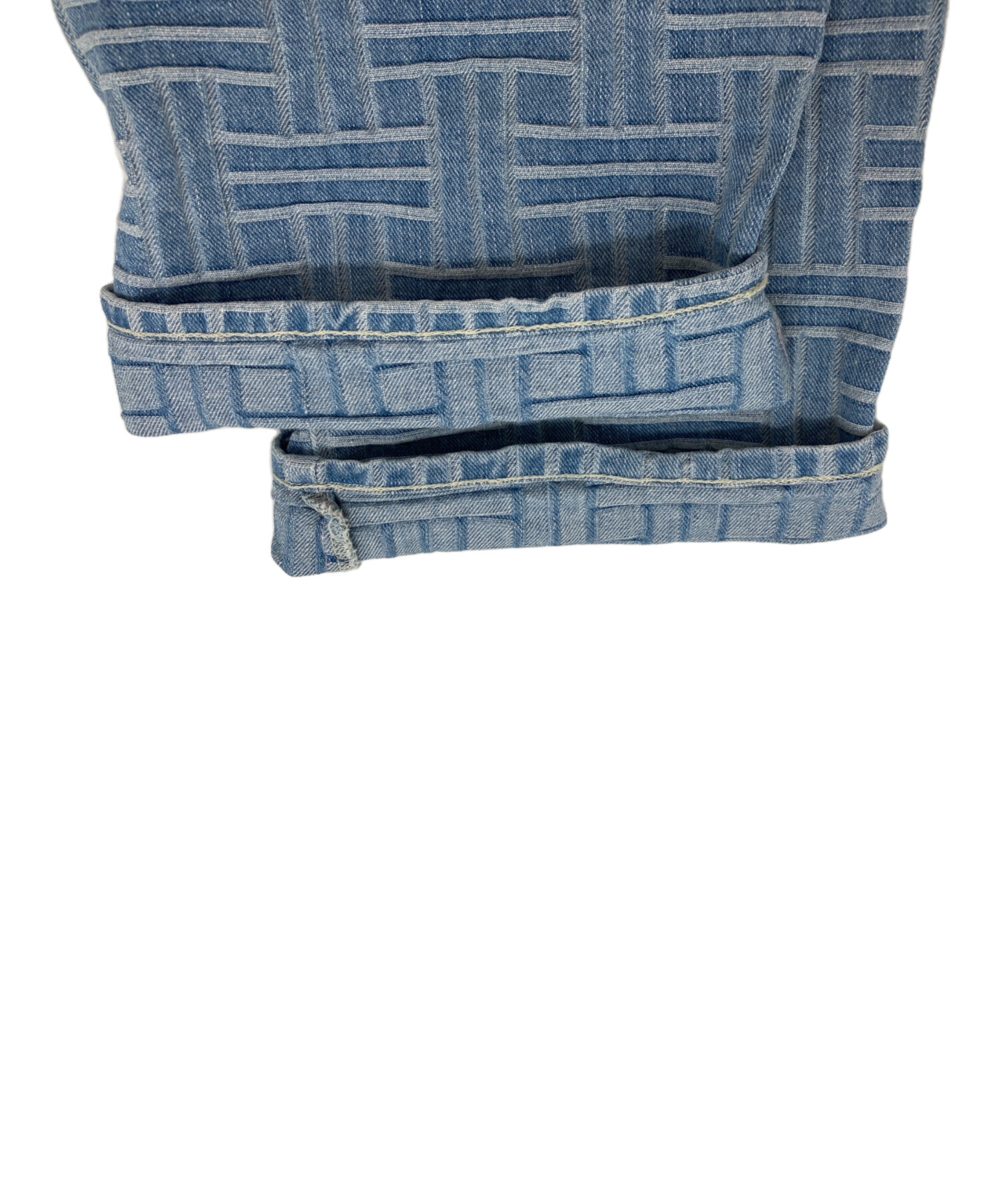 中古・古着通販】KENZO (ケンゾー) Weave BOTAN ルーズ ジーンズ 