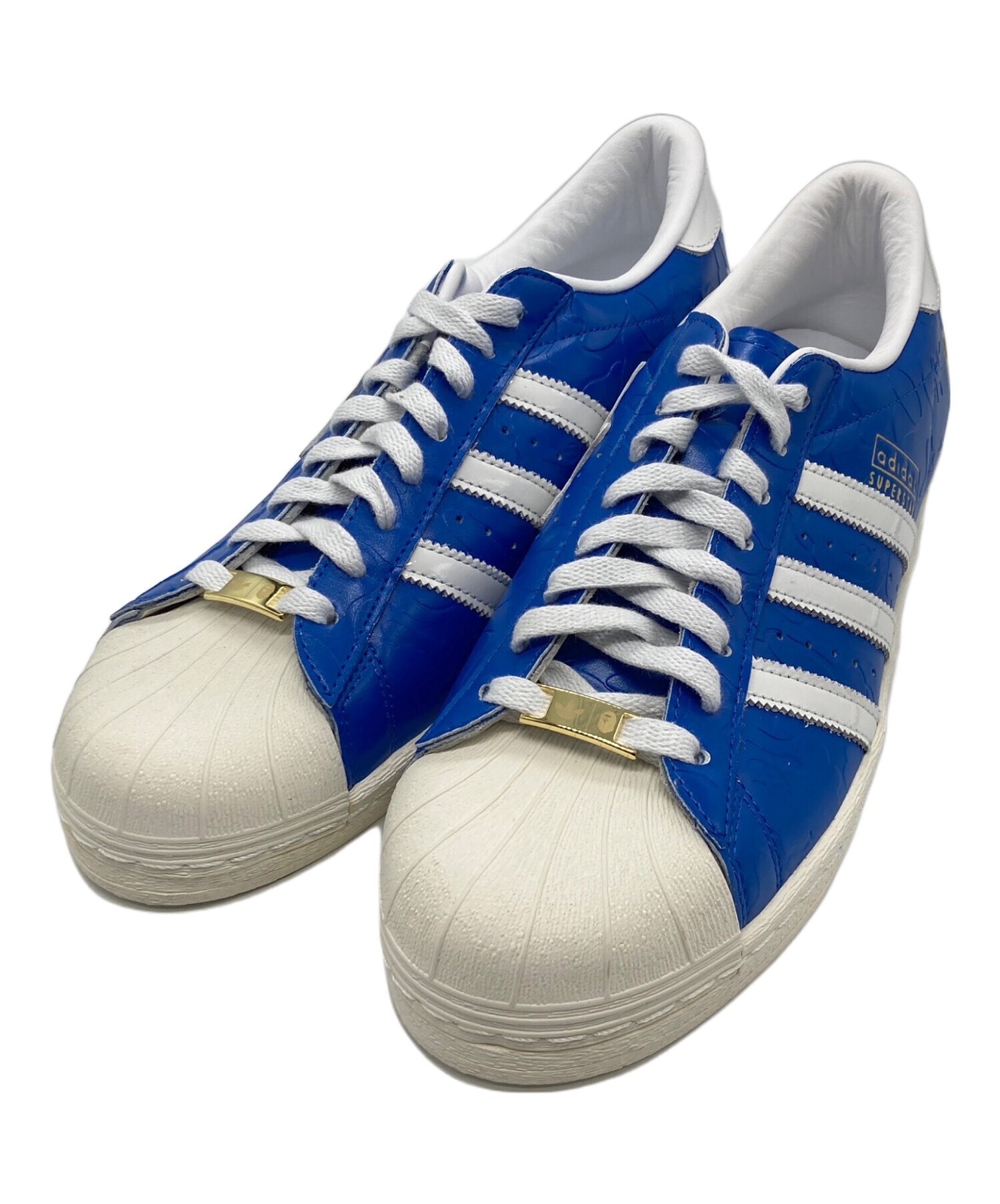 ハンドメイド リバティ アデラジャ ブルー 360度 星型スタイ 中古・古着通販】adidas (アディダス) A BATHING APE (アベイシング