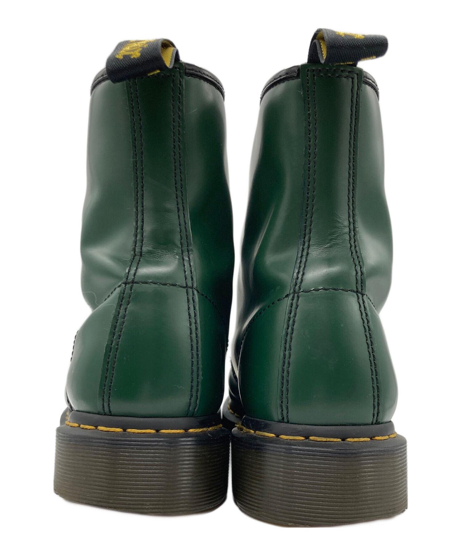 【美品】ドクターマーチン　緑色　UK8 26.5〜27.0 中古・古着通販】Dr.Martens (ドクターマーチン) 8ホールブーツ
