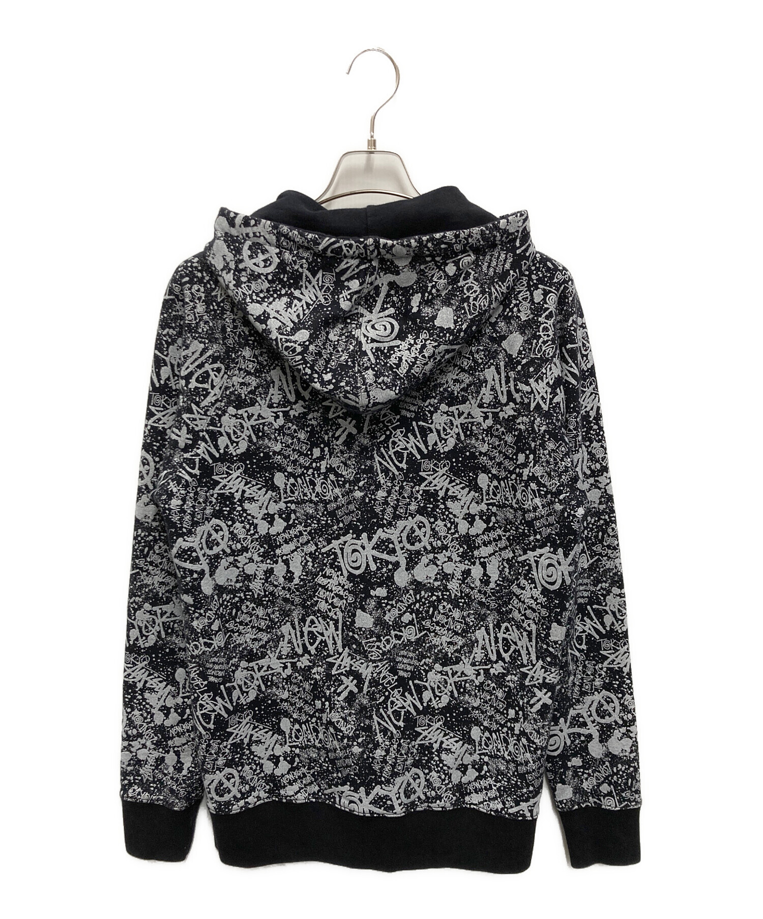 中古・古着通販】stussy (ステューシー) 総柄ジップアップジャケット 