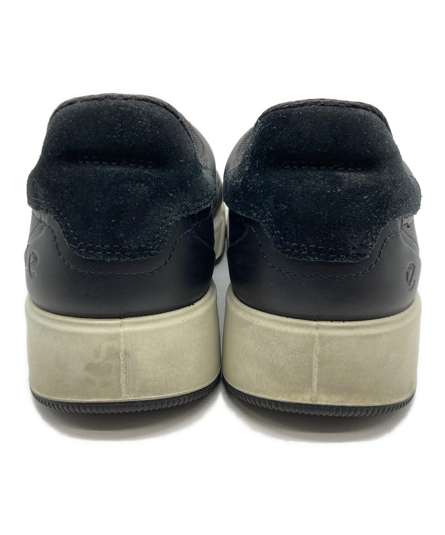 中古・古着通販】ECCO (エコー) レザースニーカー ブラック サイズ