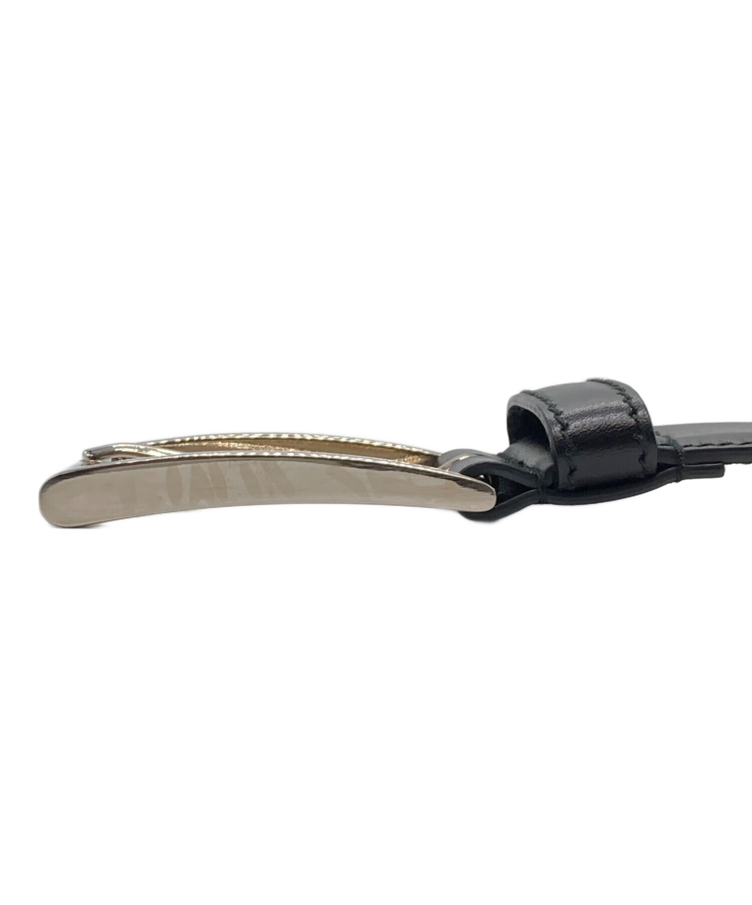 感*ん様 PRADA レザーベルト ブラック 中古・古着通販】PRADA (プラダ) レザーベルト ブラック サイズ:30/75